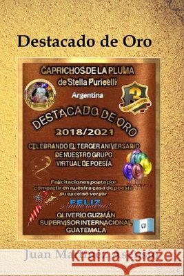 Destacado de Oro Juan Martínez Asensio, Juan Martínez Asensio 9798733533216