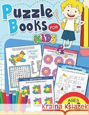 Puzzle Book For kids ages 4-8 Anwar Fareeha Anwar 9798750841929
