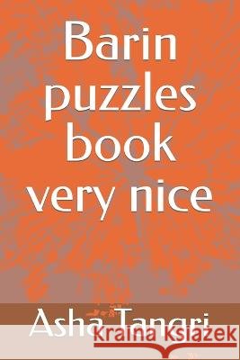 Barin puzzles book very nice Asha Tangri 9798849055305