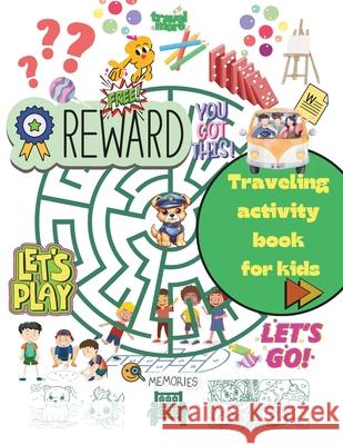 Traveling activity book for kids Isa Mondo 9798878767781