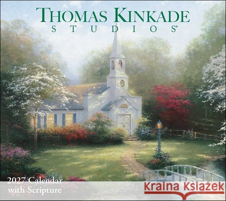 Thomas Kinkade Studios® 2027 Deluxe Wall Calendar with Scripture Thomas Kinkade 9798881609382