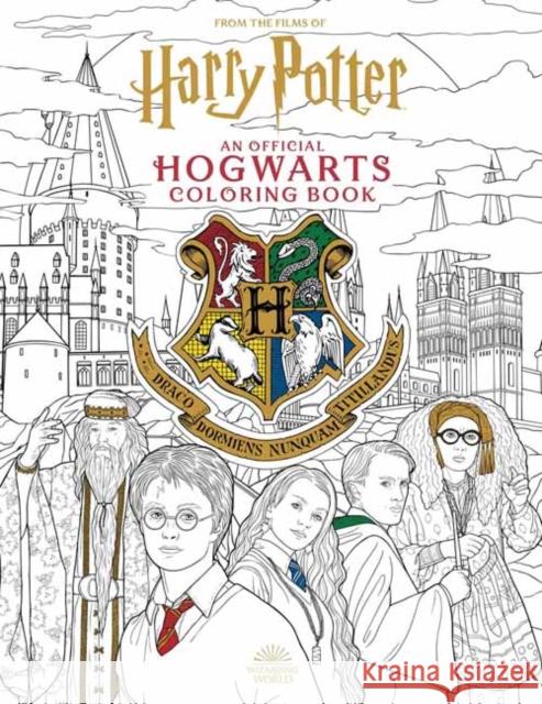 Harry Potter: An Official Hogwarts Coloring Book Insight Editions 9798886630435 Insight Editions
