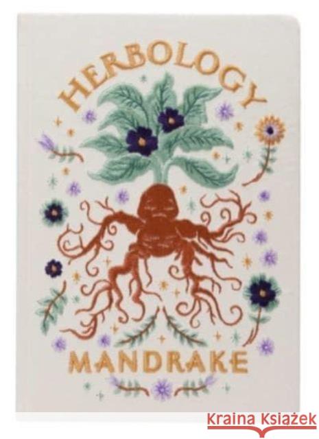 Harry Potter: Mandrake Embroidered Journal Insight Editions 9798886635751 Insight Editions