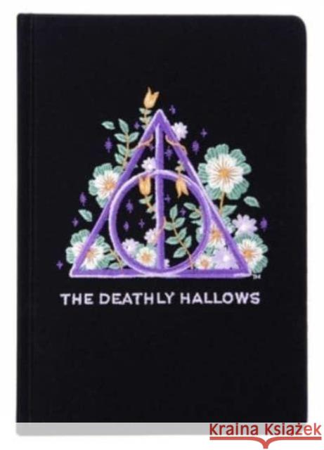 Harry Potter: Deathly Hallows Embroidered Journal Insight Editions 9798886635850 Insight Editions