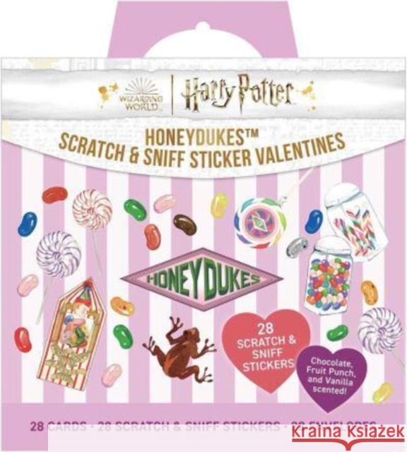 Harry Potter: Honeydukes Scratch & Sniff Sticker Valentines: School Valentines Insights 9798886636604