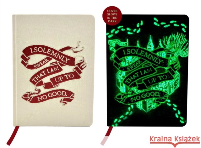 Harry Potter: Marauder's Map Glow in the Dark Journal Insight Editions 9798886638783