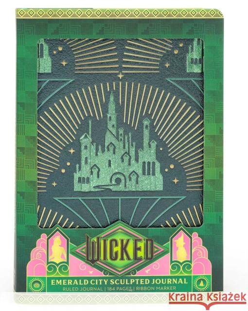 Wicked: Emerald City Sculpted Journal Insight Editions 9798886639001 Insight Editions