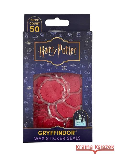 Harry Potter: Gryffindor Wax Sticker Seals (Set of 50) Insight Editions 9798886639919 Insight Editions