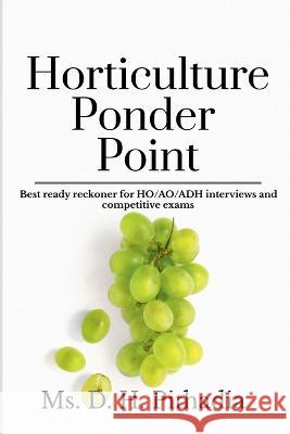Horticulture Ponder Points H Pithadia 9798887330600 Notion Press, Inc.