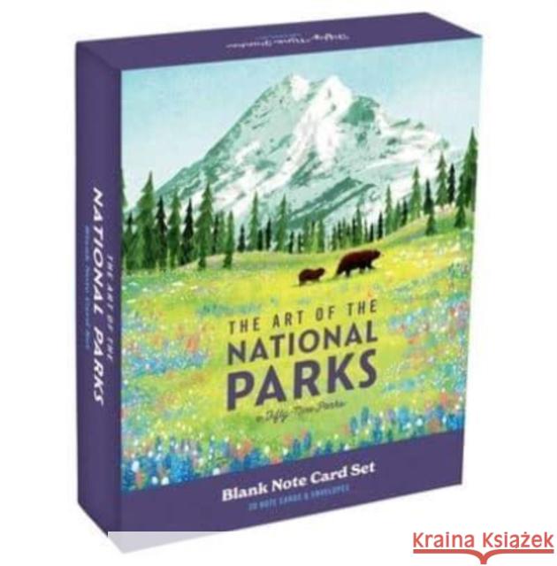 The Art of the National Parks Boxed Note Card Set Fifty-Nine Parks 9798887621326 Earth Aware Editions