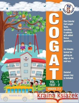 CogAT Vol 1 -TEST - 2 Gowri M Vemuri   9798889031093