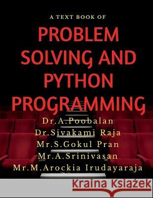 Problem Solving and Python Programming Dr A   9798889355809 Notion Press