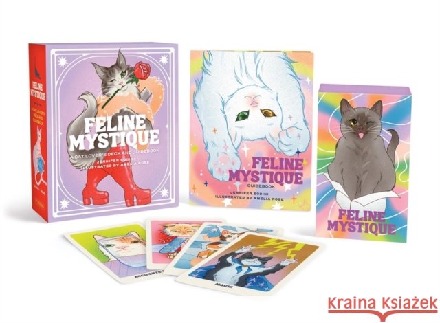 Feline Mystique: A Cat Lover's Deck and Guidebook Amelia Rose 9798894140490 Running Press,U.S.