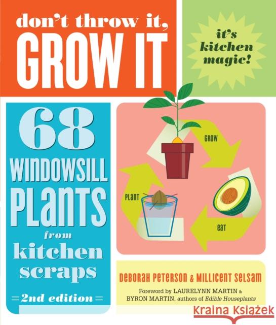 Don't Throw It, Grow It, 2nd Edition: 68 Windowsill Plants from Kitchen Scraps Millicent Selsam 9798897080090