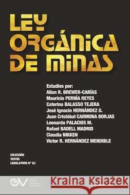Ley Organica de Minas Brewer-Carías, Allan R. 9798901559307