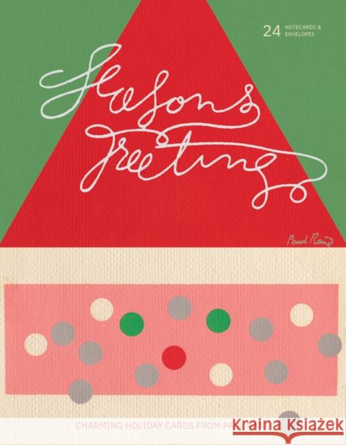 Season's Greetings: Charming Holiday Cards from Paul Rand  9798989142378 Letterform Archive Books