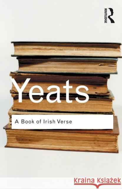 A Book of Irish Verse