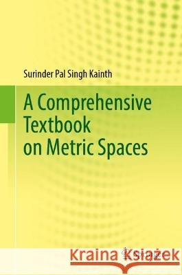 A Comprehensive Textbook on Metric Spaces