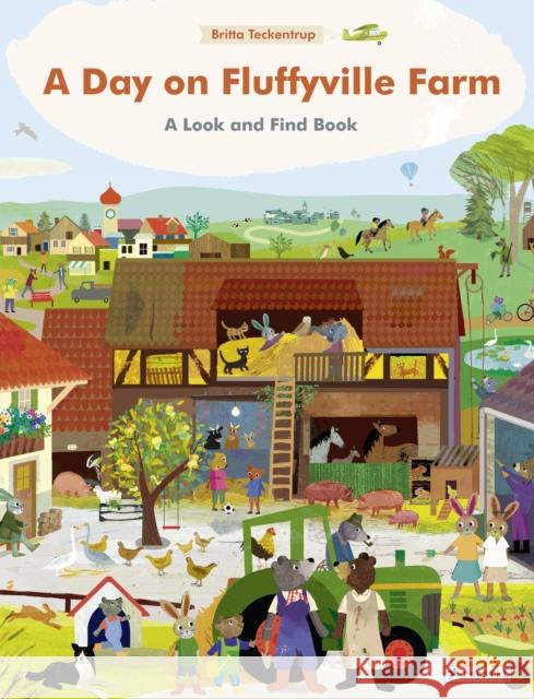 A Day on Fluffyville Farm: A Look and Find Book