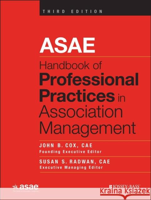 Asae Handbook of Professional Practices in Association Management