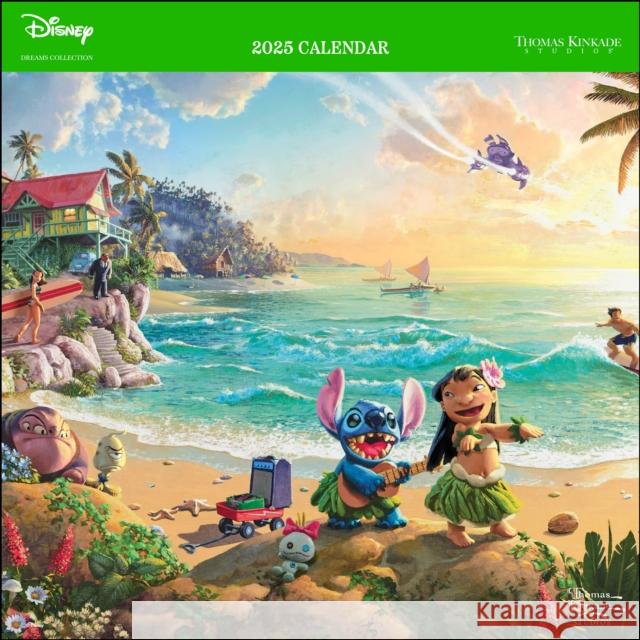 Disney Dreams Collection by Thomas Kinkade Studios: 2025 Wall Calendar