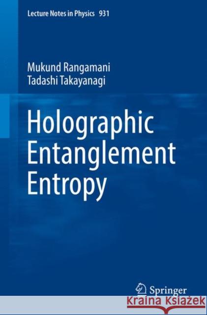 Holographic Entanglement Entropy