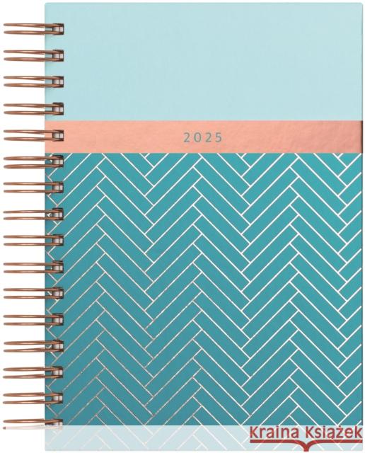 Matilda Myres Teal Page-a-Day A5 Diary 2025