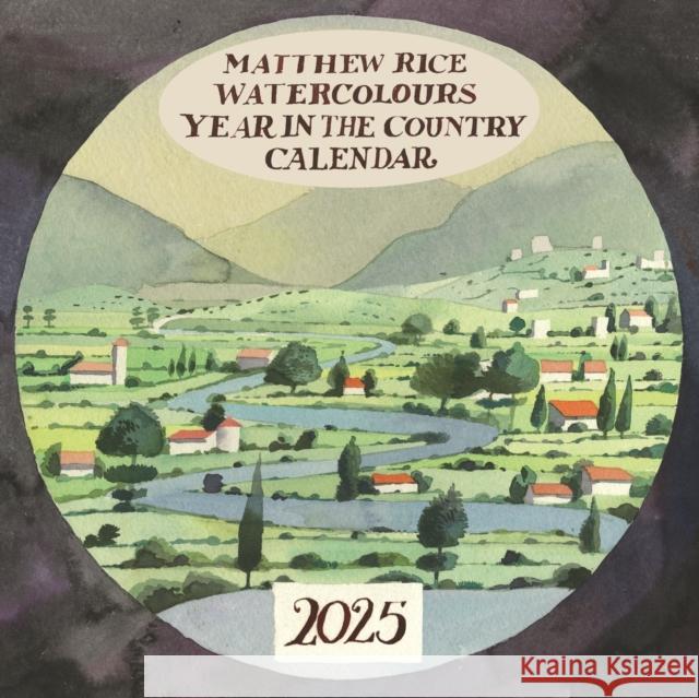 Matthew Rice, A Year in the Country Square Wall Calendar 2025