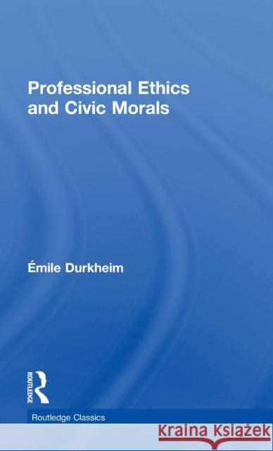 Professional Ethics and Civic Morals