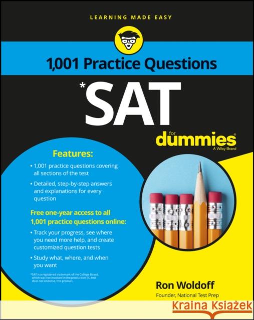 SAT: 1,001 Practice Questions for Dummies