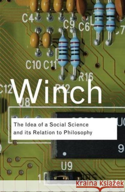 The Idea of a Social Science and Its Relation to Philosophy