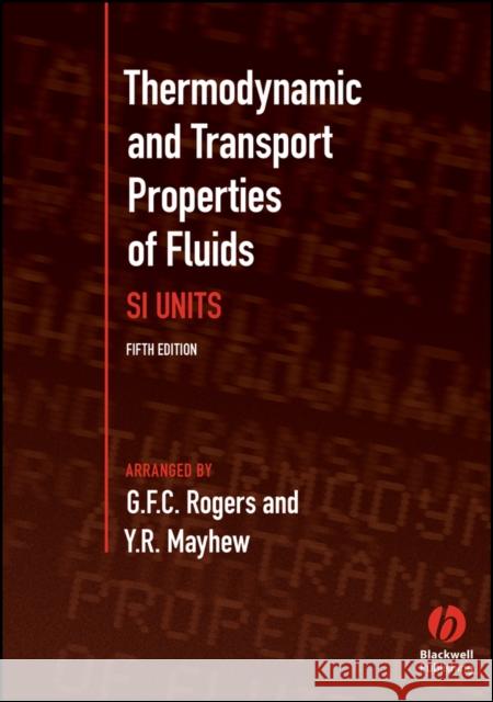 Thermodynamic and Transport Properties of Fluids
