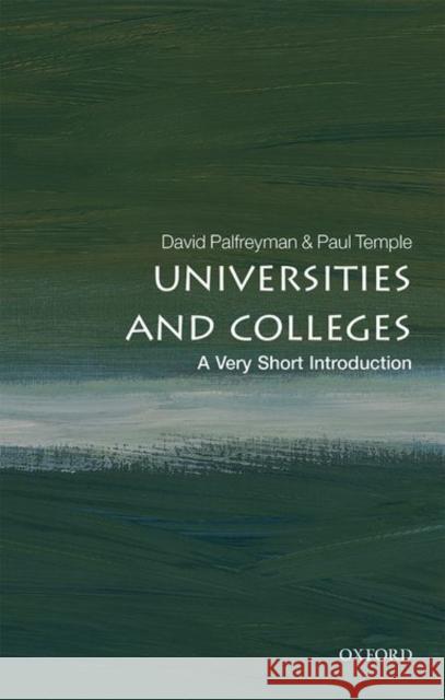 Universities and Colleges: A Very Short Introduction