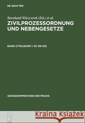 §§ 128-252 Hans-Günther Borck, Stefan Smid, Uwe Gerken, Mathias Rohe 9783899490855 De Gruyter - książka