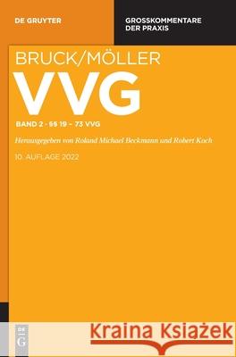 §§ 19-73 Vvg Beckmann, Roland Michael 9783110520361 de Gruyter - książka