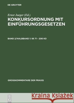 §§ 71 - 206 Ko Weber, Friedrich 9783110044119 Walter de Gruyter - książka