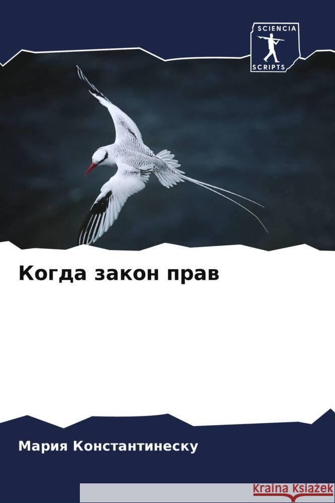 Когда закон прав Констk 9786207364473 Sciencia Scripts - książka