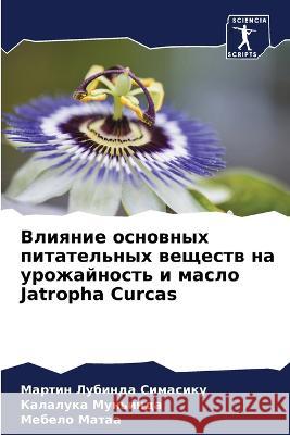 Влияние основных питательных ве& Мартин Луби Симасик 9786205365038 Sciencia Scripts - książka