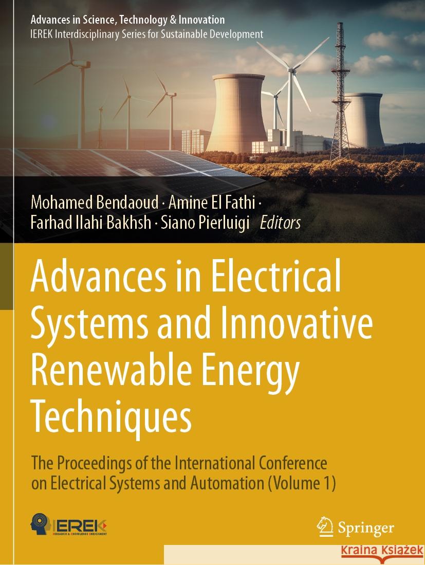  Advances in Electrical Systems and Innovative Renewable Energy Techniques  9783031497742 Springer Nature Switzerland - książka