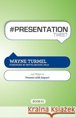 # Presentation Tweet Book01: 140 Ways to Present with Impact Wayne Turmel, Rajesh Setty 9781616990503 Thinkaha - książka