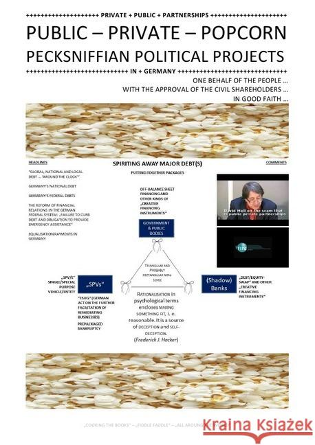 + PRIVATE + PUBLIC + PARTNERSHIPS + PUBLIC - PRIVATE - POPCORN + PECKSNIFFIAN POLITICAL PROJECTS : ONE BEHALF OF THE PEOPLE ... WITH THE APPROVAL OF THE CIVIL SHAREHOLDERS ... IN GOOD FAITH ... Moore, Bob 9783745087598 epubli - książka