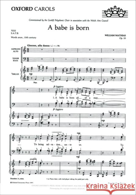 A babe is born  9780193853676 Oxford University Press - książka