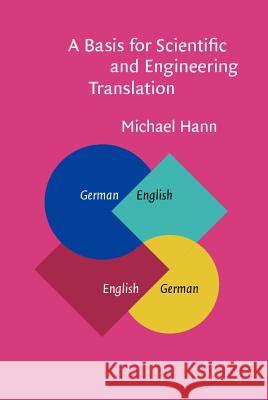 A Basis for Scientific and Engineering Translation: English-German-English  9789027226082 John Benjamins Publishing Co - książka