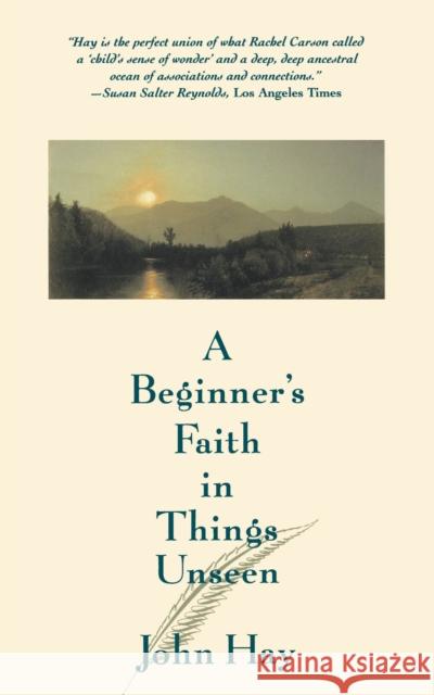 A Beginner's Faith in Things Unseen John Hay 9780807085332 Beacon Press - książka