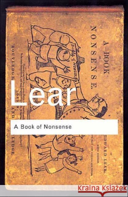 A Book of Nonsense Edward Lear 9780415286008  - książka