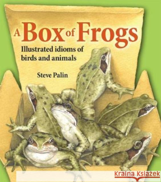 A Box of Frogs: Illustrated idioms of birds and animals Steve Palin 9781913159481 Merlin Unwin Books - książka