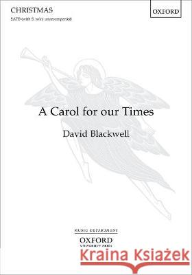 A Carol for our Times David Blackwell   9780193530348 Oxford University Press - książka