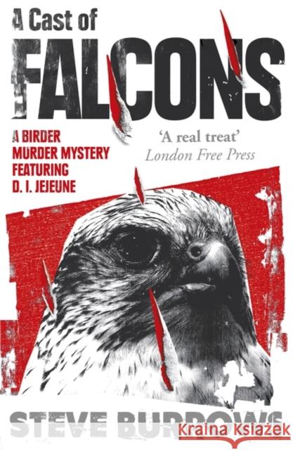 A Cast of Falcons: A Birder Murder Mystery Steve Burrows 9781786074287 Oneworld Publications - książka