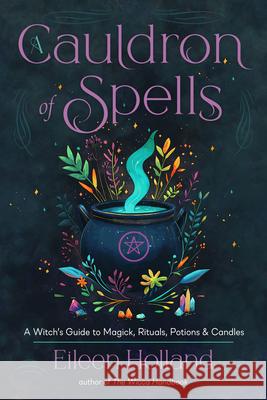 A Cauldron of Spells: A Witch's Guide to Magick, Rituals, Potions & Candles Eileen Holland 9781578639045 Weiser Books - książka