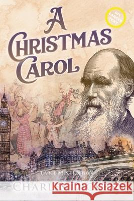 A Christmas Carol (Large Print, Annotated) Charles Dickens 9781649220523 Sastrugi Press Classics - książka